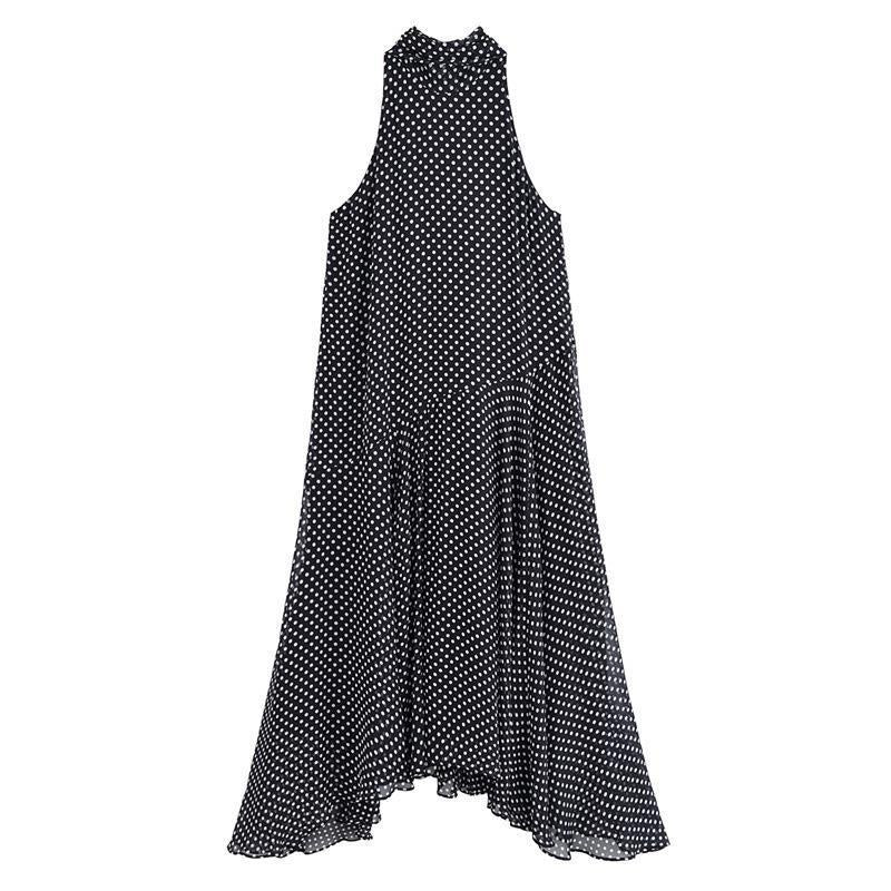 Polka Dot Halter Spring Foreign Trade Leisure Dress
