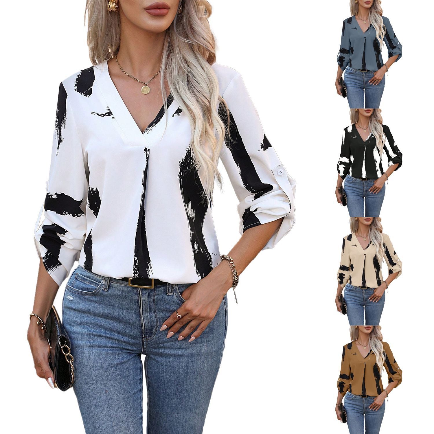 Fashion Summer Women's Shirt Loose Casual Top